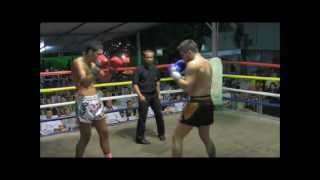 Alex Branom Team Quest Thailand vs Junior KC muay thai [upl. by Willett]