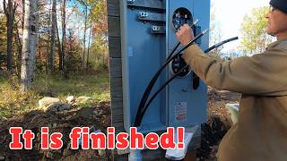 Installing underground primary electrical service  Part 5 [upl. by Rickey]