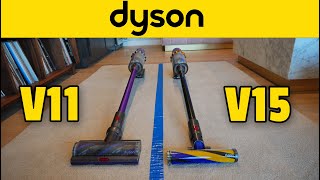 Dyson V11 vs Dyson V15 Detect [upl. by Bates]