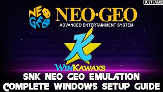 Winkawaks☆Neo Geo Emulation Full Setup Guide snk neogeo emulator [upl. by Dielle]