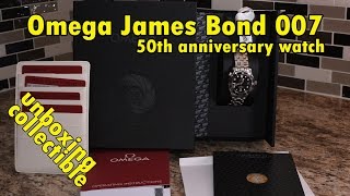 Unboxing Omega Seamaster 007 James Bond 50Th Anniversary Limited [upl. by Hanimay]