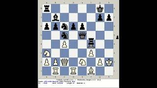 Yudasin Leonid vs Rublevsky Sergei  URS Chess 58 1991 Moscow Russia [upl. by Eintruok258]