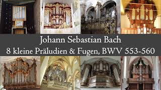 JS Bach  8 kleine Präludien amp Fugen BWV 553560 on 8 Organs  Hauptwerk [upl. by Ikcin]