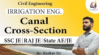 Canal Cross Section Elements ampTypes  Irrigation Engineering for All AEJE Exams [upl. by Asyen]