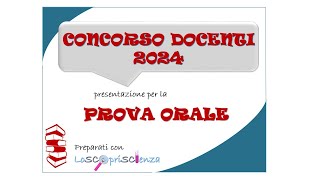 Presentazione ppt per prova orale concorso docenti 2024 [upl. by Stelmach]