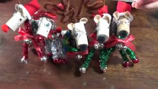 DIY Reindeer Christmas Ornaments [upl. by Ojeibbob]