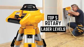 Top 5 BEST Rotary LASER Levels for 2023 [upl. by Atnahs]