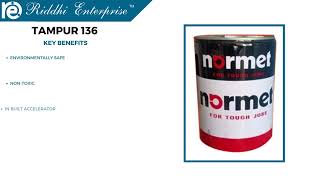 NORMET TAMPUR 136 construction grouting polyurethane chemicals [upl. by Adnarom]