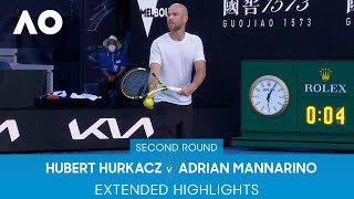 Hubert Hurkacz v Adrian Mannarino Extended Highlights 2R  Australian Open 2022 [upl. by Sperling611]