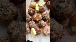 Crockpot Coq au Vin Meatballs shorts halfbakedharvest meatballs crockpotcooking [upl. by Lemhaj]