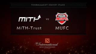 MiTHTrust vs MUFC  Group Stage  Dota 2 International [upl. by Atteynek165]