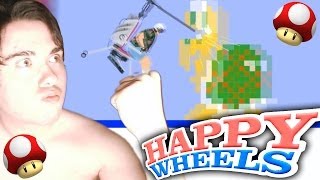 HAPPY WHEELS MARIO BROS EN HELICOPTERO [upl. by Girard]