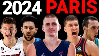 SERBIA 16man Roster for the 2024 Paris Olympics [upl. by Yecaw]