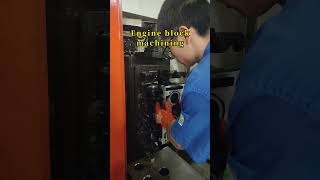 Engine block machining youtubeshorts [upl. by Leong]