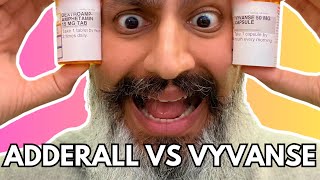 Adderall vs Vyvanse for ADHD Psychiatrist Answers [upl. by Cale]