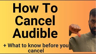 How to cancel your audible subscription [upl. by Fabyola]