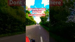 When to overtake ✔️ When NOT to overtake ❌ 😂 MotoLife Overtaking101 Kwatshmoto bikelife [upl. by Alaj]