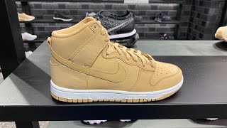 Nike Dunk High Premium “Vachetta Tan”  SKU DX2044201 [upl. by Akimahc452]