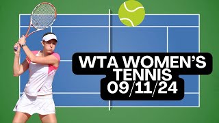 WTA Tennis Predictions Today 091124 FREE PICKS and Betting Tips [upl. by Nnek]