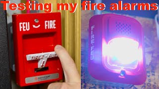 Testing Both My Fire Alarm Systems generator failed November Monthly Testing [upl. by Sadiras]