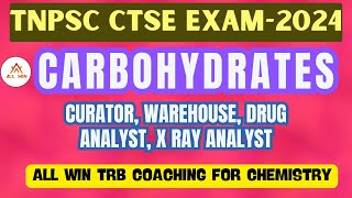 CARBOHYDRATES GLUCOSE fructose sucrose Raffinose  TNPSC chemistry ans key with Discussion [upl. by Stockton]