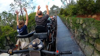 Hagrids Magical Creatures Motorbike Adventure POV 4K60fps Back Row Islands of Adventure Orlando FL [upl. by Danna]