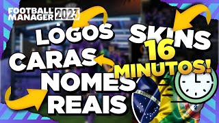 FM23 Instalar LOGOS CARAS NOMES REAIS TROFÉUS SKINS  FOOTBALL MANAGER 2023 [upl. by Einnus889]