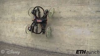 Fourwheeled robot drives up walls [upl. by Lucias]