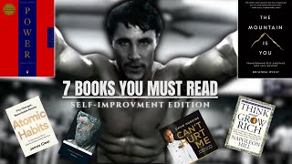 7 BOOKS YOU MUST READ FOR SELFIMPROVEMENT [upl. by Beore]