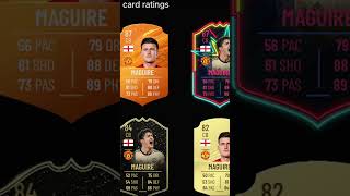 Harry maguires fifa fc card history [upl. by Erasmo247]