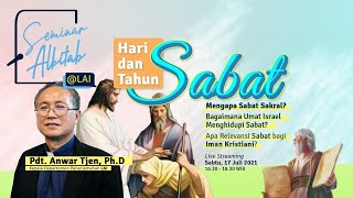 SeminarAlkitab  HARI DAN TAHUN SABAT [upl. by Nnylaehs853]