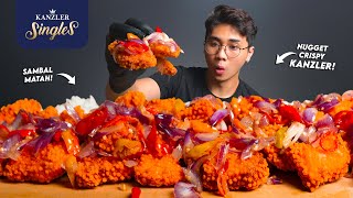 NAGIH MUKBANG NUGGET CRISPY KANZLER BANJIR SAMBAL MATAH PEDESNYA REKK🥵 [upl. by Ola]