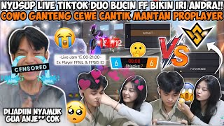 NYUSUP LIVE TIKTOK DUO BUCIN FF BIKIN IRI amp SALTING ANDRA NANGIS MINTA DITEMENIN NAYYA JUGA😭💔 [upl. by Thirza]