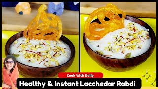 Lacchedar Rabri in 5 minutes  Instant Rabdi Recipe dessert sweet rabdi easyrecipe quickrecipe [upl. by Yrrok]