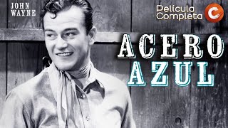 CINE WESTERN EN ESPAÑOL Acero Azul 1934  John Wayne  Película Completa [upl. by Enenaj848]