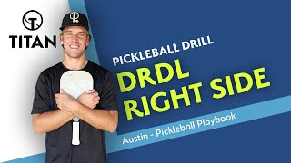 Pickleball Drill DRDL right side with QR code for Titan ONE Pickleball Machine [upl. by Igenia]