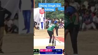 Dhiraj Singh Six hitting tennis cricket India tenniscric sports ipl tennisracket tennisclub [upl. by Riane]