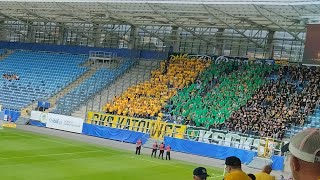 Oprawa kibiców GKSu Katowice w meczu z Motorem Lublin  MECZ 17 [upl. by Nuyh717]