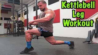 Intense 5 Minute Kettlebell Leg Workout [upl. by Eudocia368]