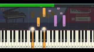 Reys Theme – Easy Version  Piano Cover – Piano Tutorial Video [upl. by Dnob]