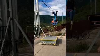 Soaring eagle zip line at glenwood caverns adventure parkziplineusa adventurepark travel [upl. by Eichman]