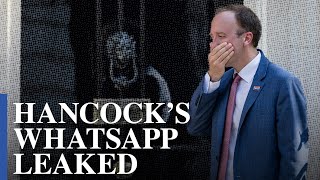 What we learnt from Matt Hancocks leaked WhatsApps [upl. by Sheryle]