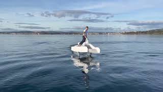 Overboat 100F demo  Flight stability on hydrofoils [upl. by Bornie115]