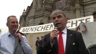 Gustl Mollath bezieht Stellung am 10102014 vor dem Landgericht Bayreuth [upl. by Clim]