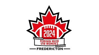 2024 Football Canada Women’s U18 Nationals 🏈 SEMIFINAL Quebec v Ontario Red July 25 2024 [upl. by Ettelliw907]