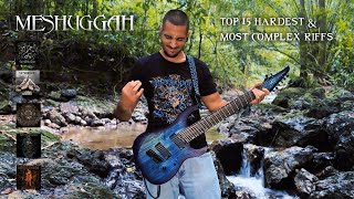 MESHUGGAH  Top 15 Hardest amp Most Complex Riffs  Legator Ninja N8FP Demo [upl. by Tebasile]