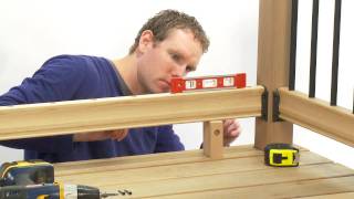 How to Install a Rail Simple Traditional Deck Railing Kit [upl. by Wynn]