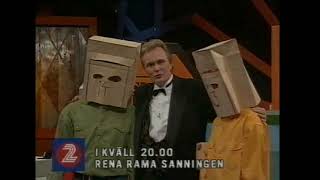 SVT2Trailer och tablå  19961213 [upl. by Calabresi449]