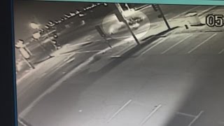 Surveillance video Deadly crash at 35th Ave amp Lower Buckeye [upl. by Anaeirb993]