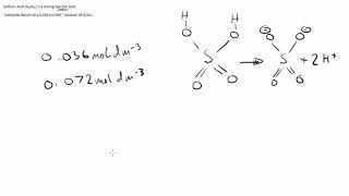 pH of Diprotic Acid Calculation Workthrough  A2 Chemistry [upl. by Gayel]